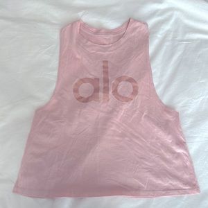 Alo Yoga tank - Pink - Small